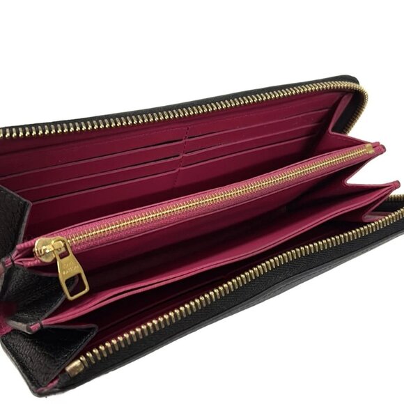 LOUIS VUITTON Portefeuille Comet Noir Cuir Taurillon Leather Wallet 357-072025 - Picture 3 of 5